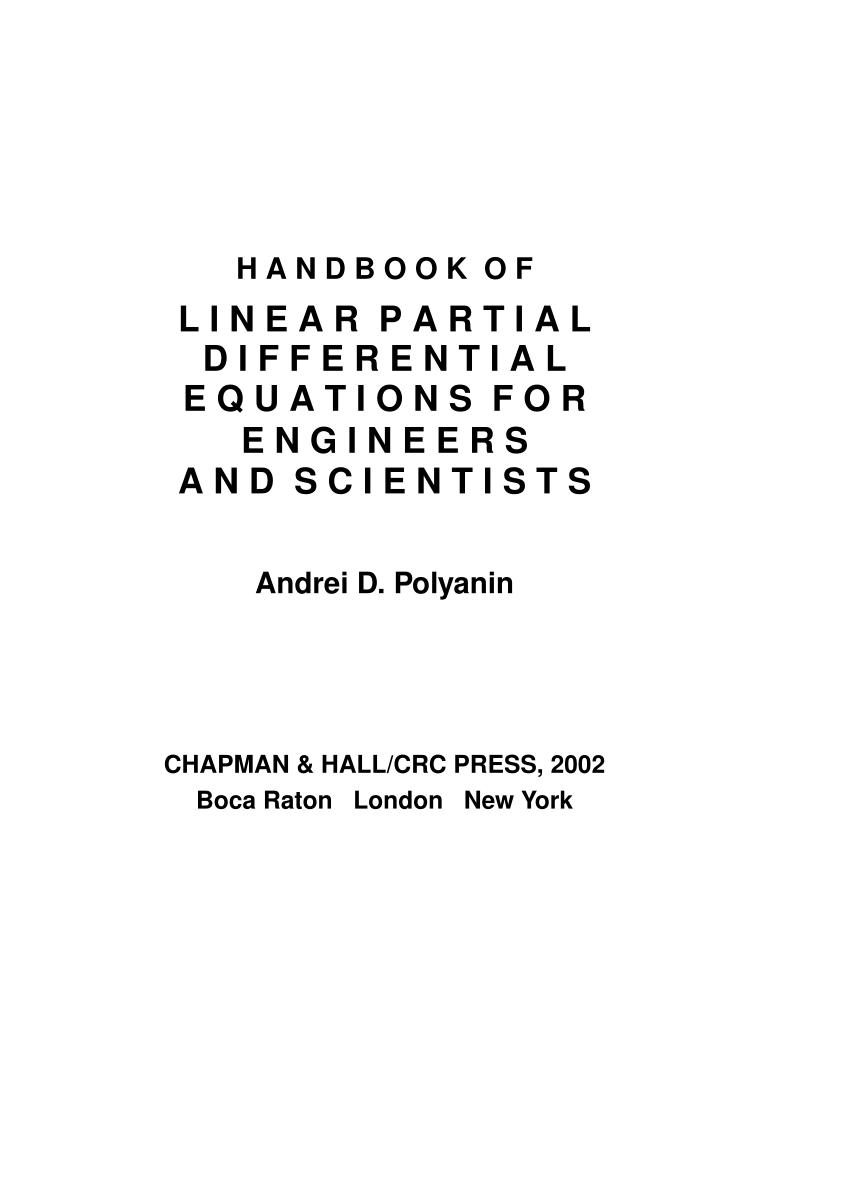 partial differential equations pdf